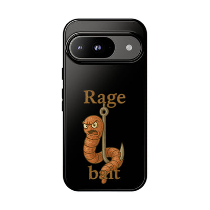 Phone Case — "Rage Bait" Angry Worm Fishing Design