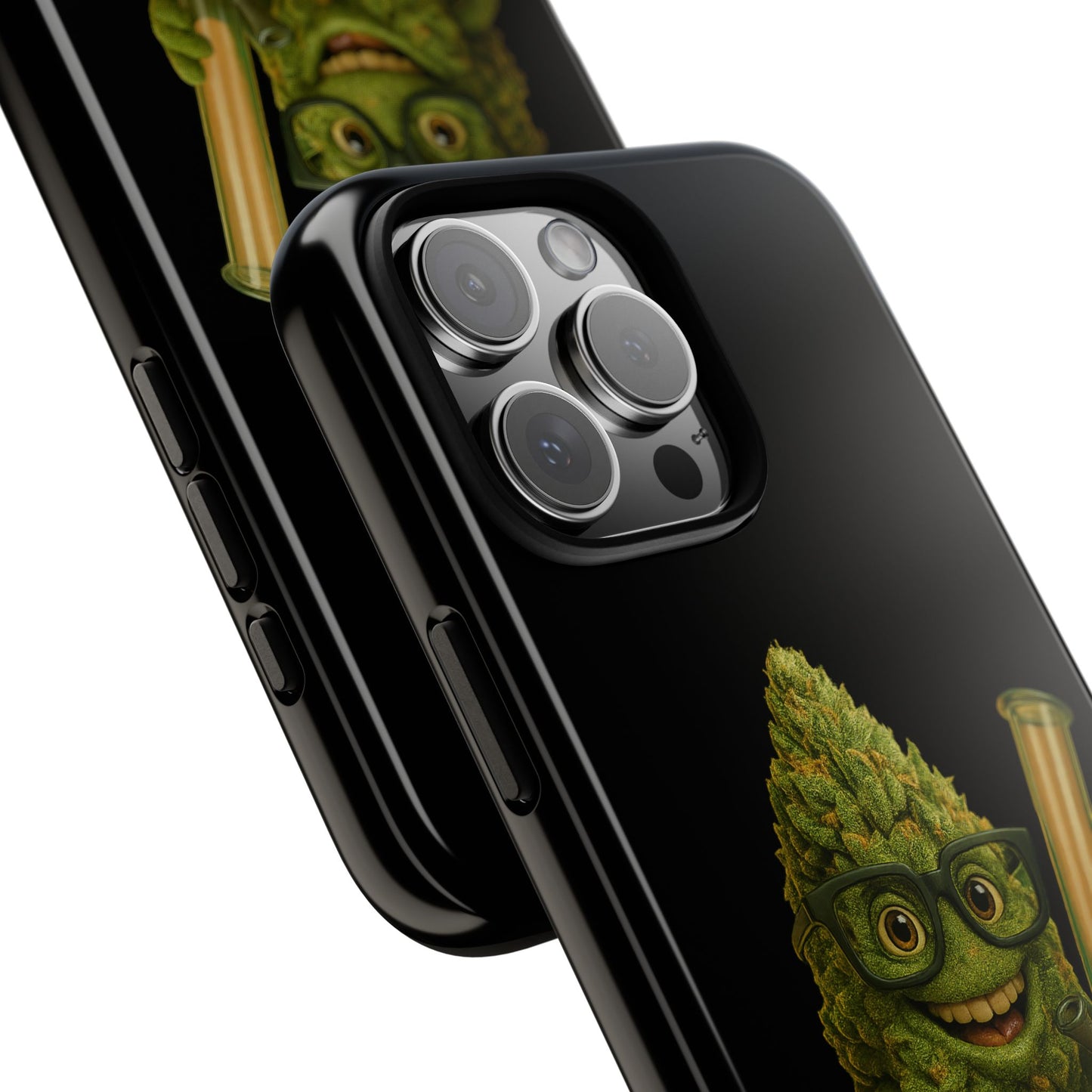 Phone Case — "Educated. Medicated. Elevated." Cute Bud Scientist Design