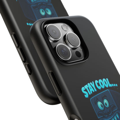 Stay Cool... Or Else. Phone Case — Neon Monster Protective iPhone Cover