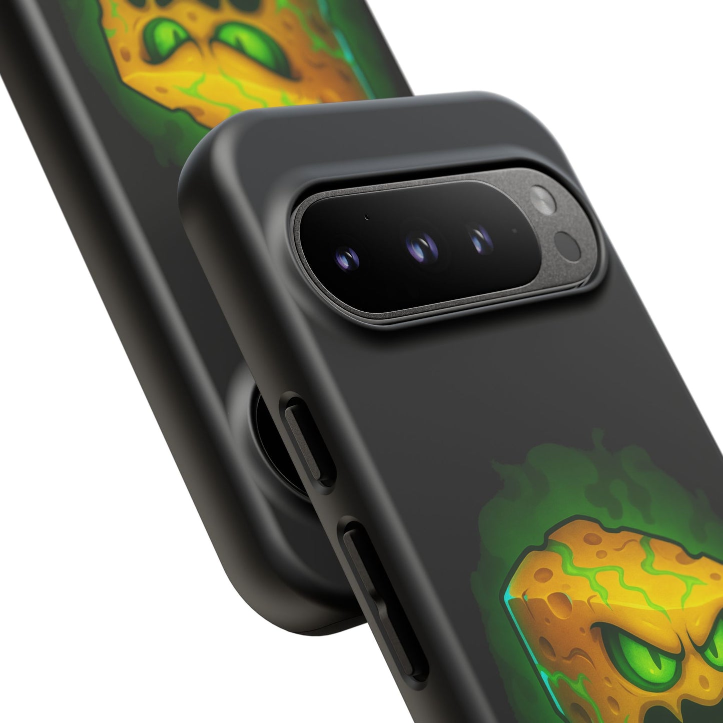 Phone Case — 'Smell That? It's Fear.' Spooky Cheese Monster Protective Case