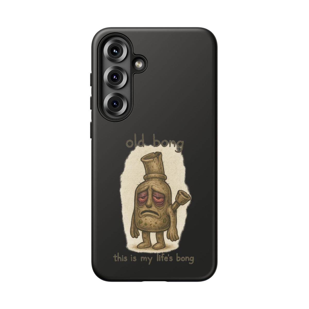Phone Case — 'Old Bong' Funny Stoner Illustration, "This Is My Life's Bong"