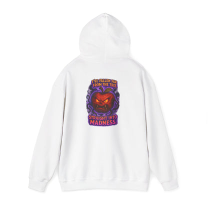 Pumpkin Demon Hoodie — "Straight Into Madness" Halloween Sweatshirt