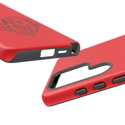Red 'Love Justice' Heart Phone Case — Protective iPhone Cover, Valentine’s Gift