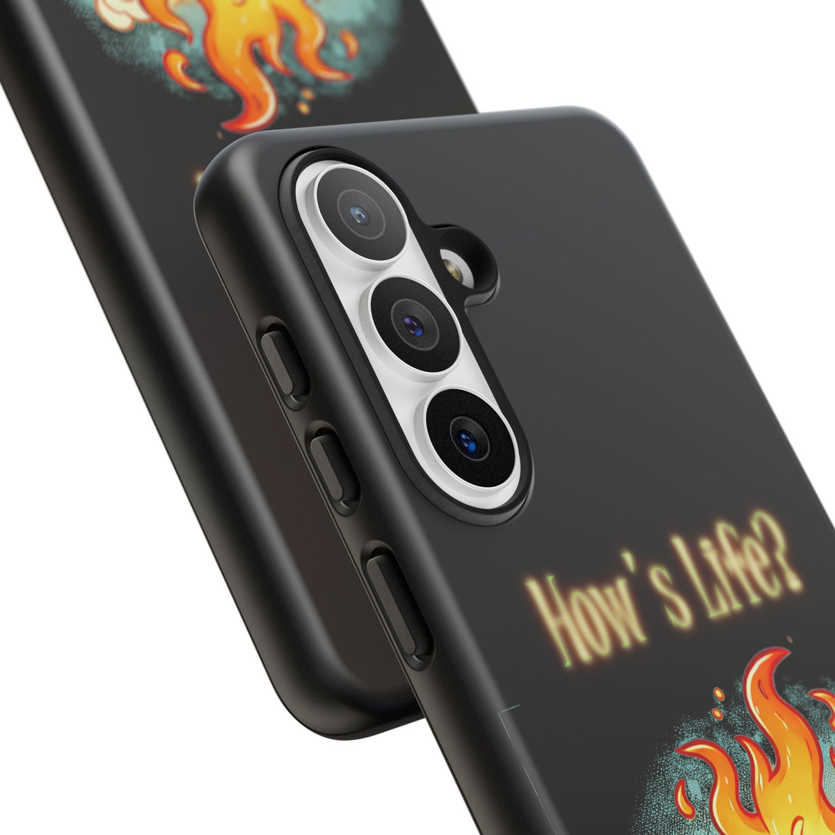 How's Life? Flaming Dumpster Phone Case