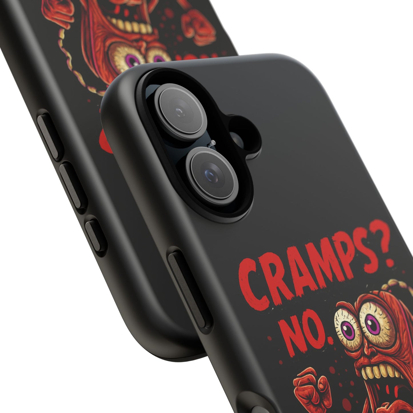 Phone Case — "Cramps? No, Wrath!" Retro Hot-Pepper Graphic