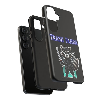 Trash Panda Ninja Phone Case — Cute Raccoon Warrior Protective Case