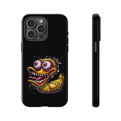 Duck Monster Phone Case — Crazy Cartoon Eye Duck Shock Design Tough Case