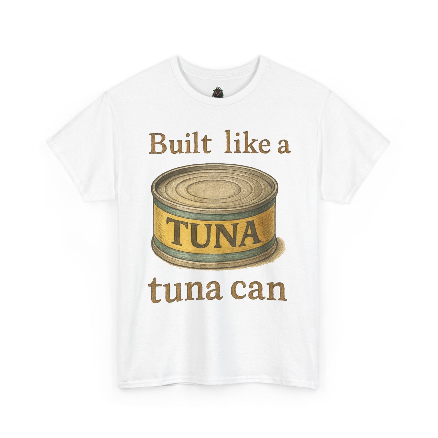 Built Like a Tuna Can T-Shirt | Tuna Can Graphic Tee