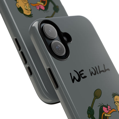 Phone Case - "We Will Resist" Cartoon Protest Design