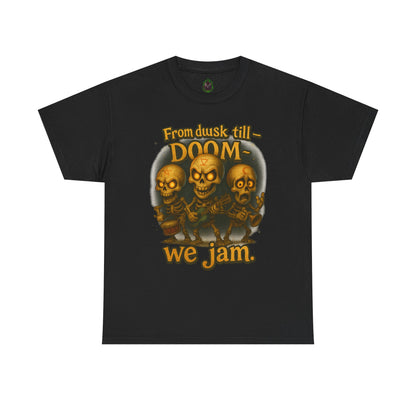 From Dusk Till Doom we jam Tee | Skull Band Graphic T-Shirt