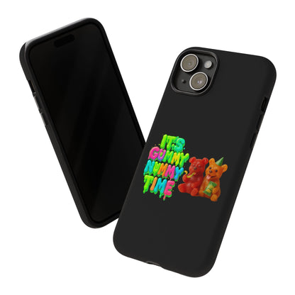 Phone Case — "It's Gummy Nummy Time" Colorful Gummy Bear Protective Case