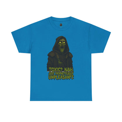 Toxic? Nah Grim Reaper Tee | Spooky Skull Hood Graphic