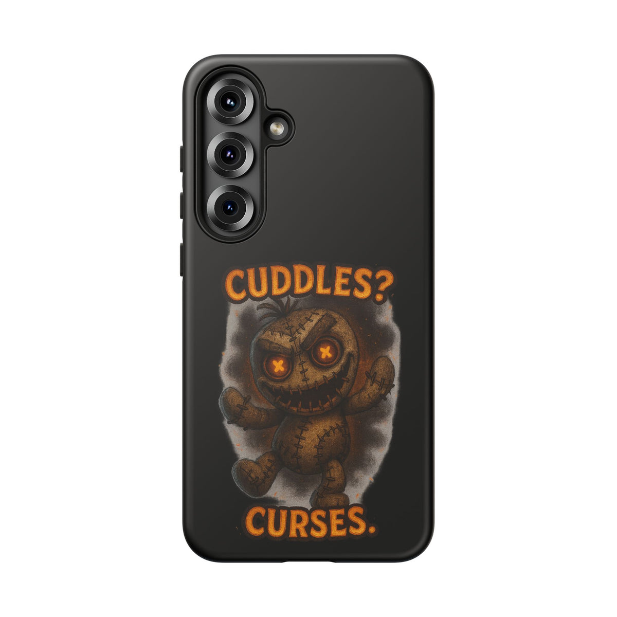 Phone Case — 'Cuddles? Curses.' Voodoo Doll Gothic Protective Case