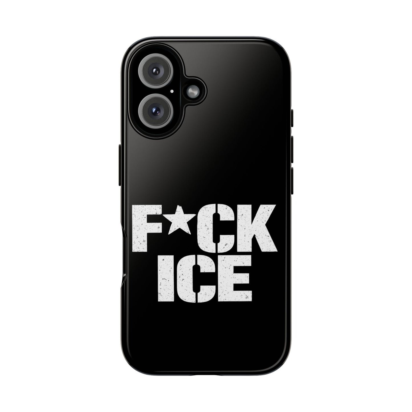 Phone Case — “F*CK ICE” Bold Protest Protective Cover