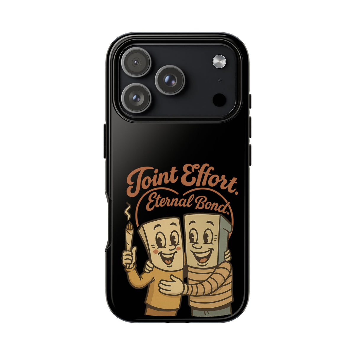Phone Case — "Joint Effort Eternal Bond" Retro Cannabis Matchstick Design