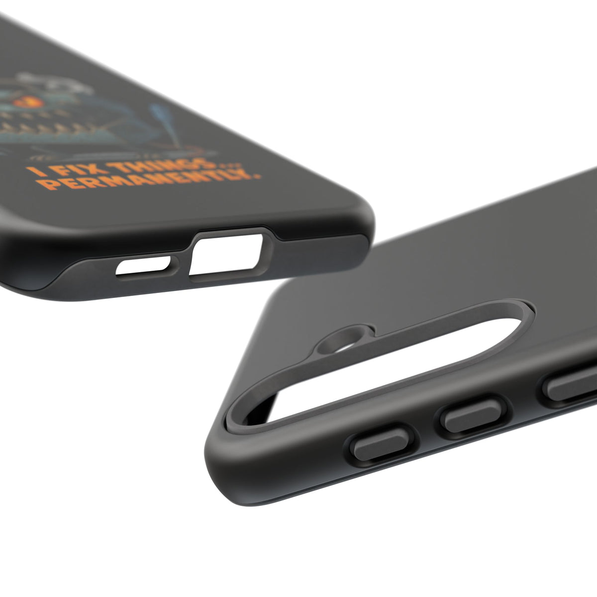 Phone Case — 'I Fix Things... Permanently' Mechanic Tool Monster Protective Case