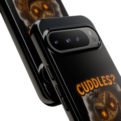 Phone Case — 'Cuddles? Curses.' Voodoo Doll Gothic Protective Case