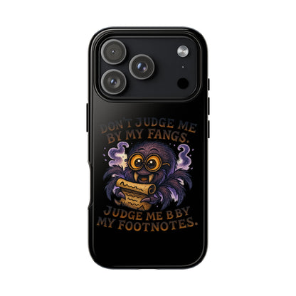 Phone Case — Fiery One-Eyed Demon with "I See Your Soul... And It's Disappointing"