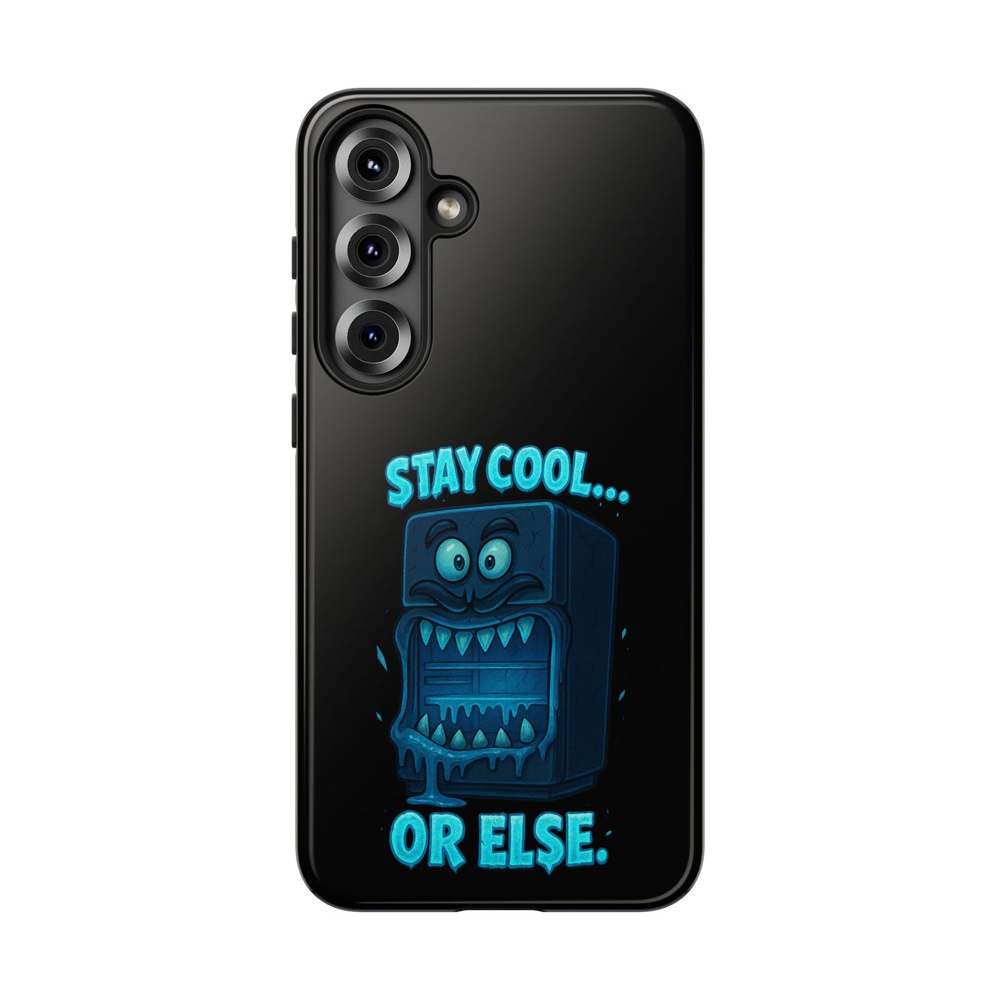 Stay Cool... Or Else. Phone Case — Neon Monster Protective iPhone Cover