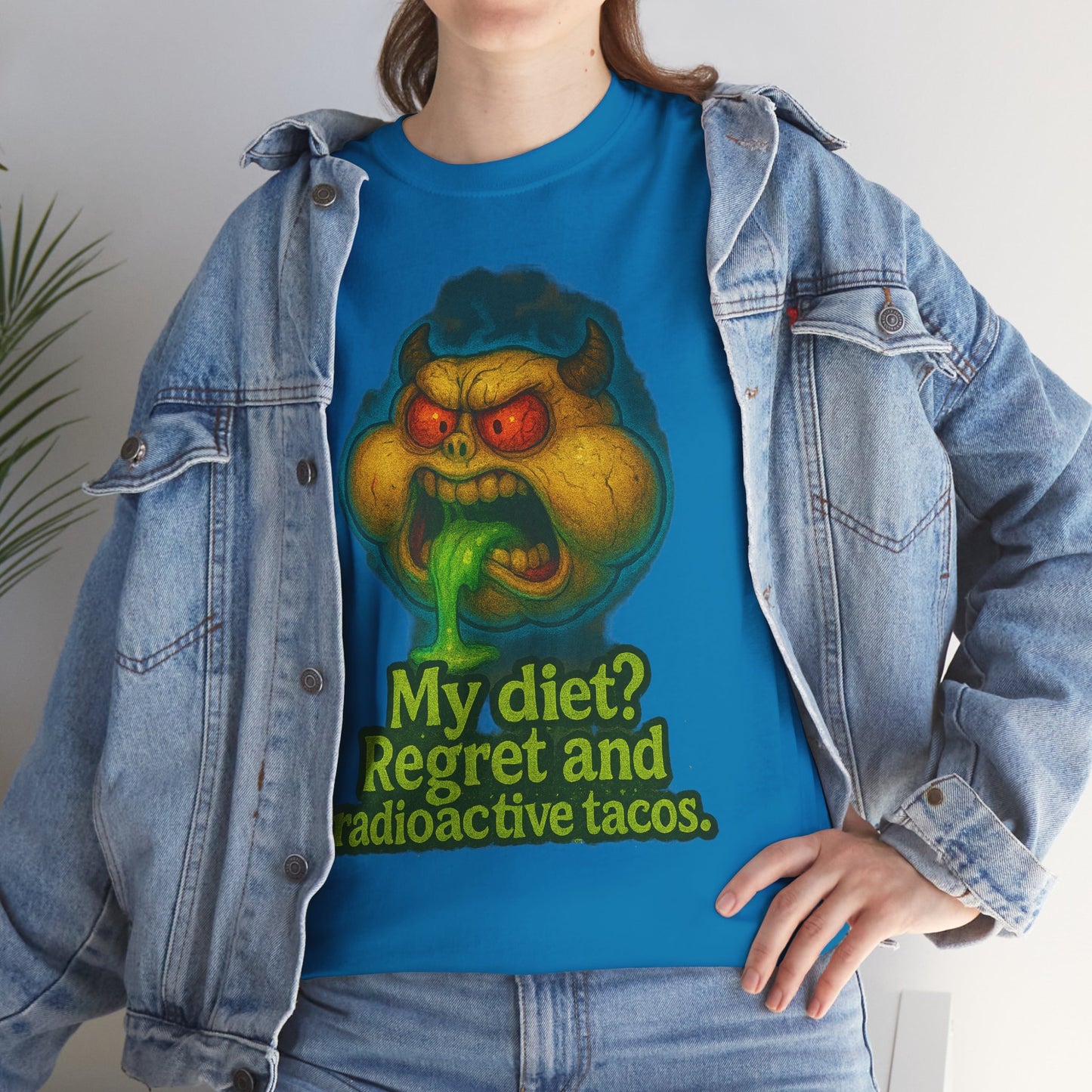 My Diet? Regret and Radioactive Tacos T-Shirt | Mutant Taco Graphic