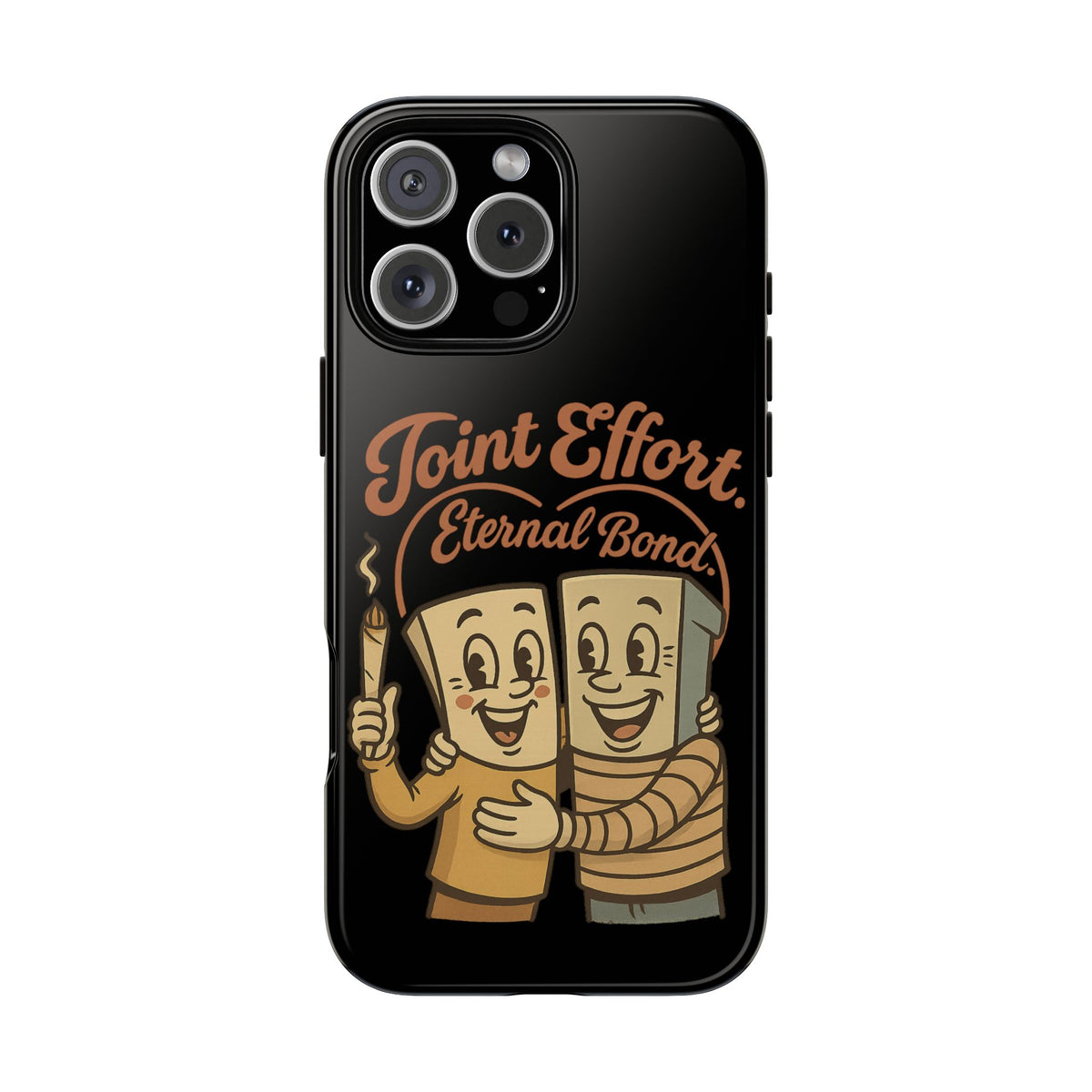 Phone Case — "Joint Effort Eternal Bond" Retro Cannabis Matchstick Design