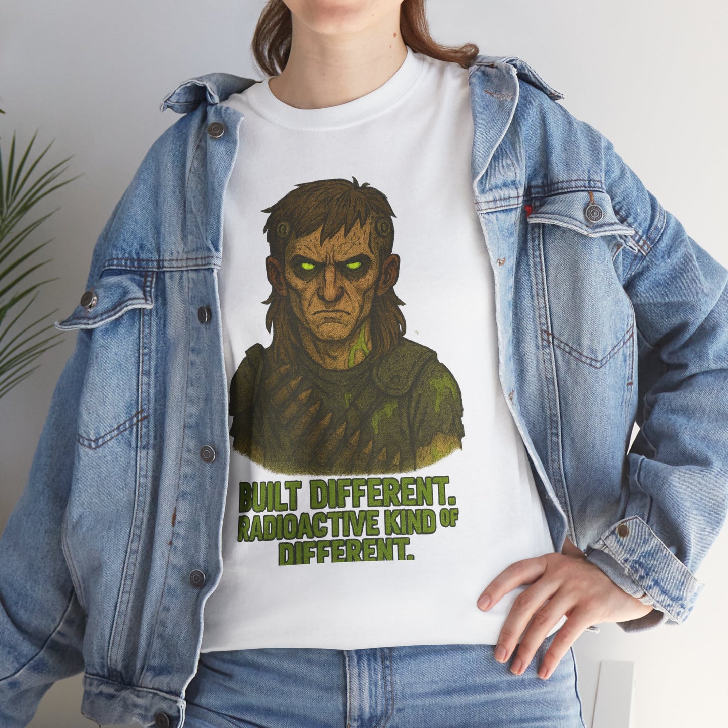 Mutant Warrior Graphic Tee — "Built Different, Radioactive and I Like It"