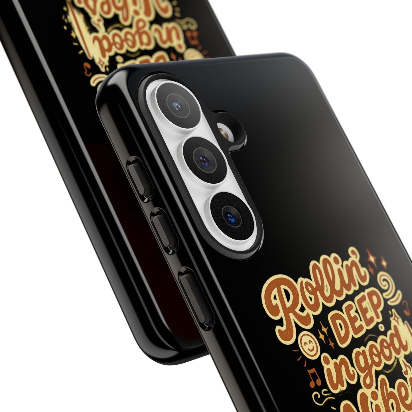 Phone Case — "Rollin' Deep in Good Vibes" Cartoon Retro Design