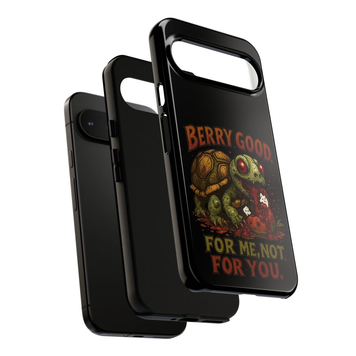 Phone Case — "Berry Good" Turtle Design (For Me, Not For You)