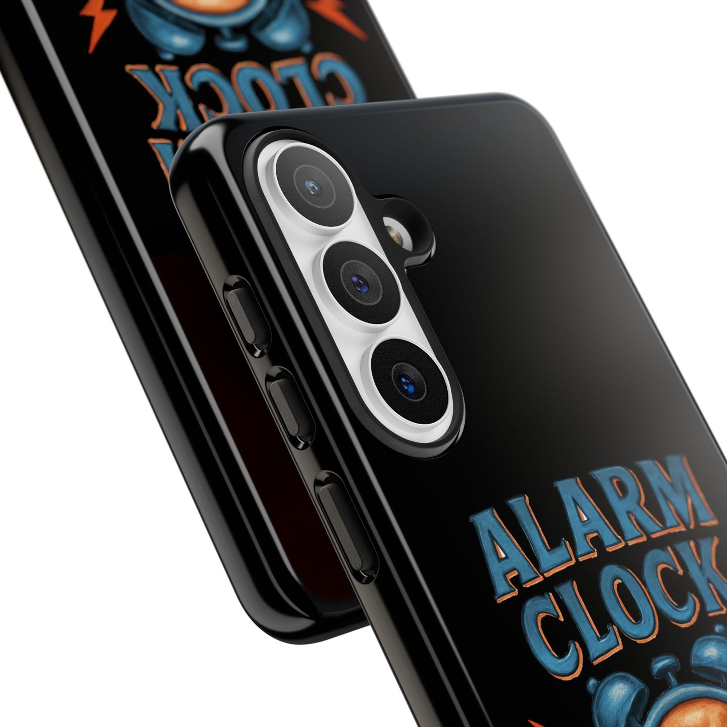 Phone Case — "Alarm Clock" Retro Screaming Clock Protective Cover