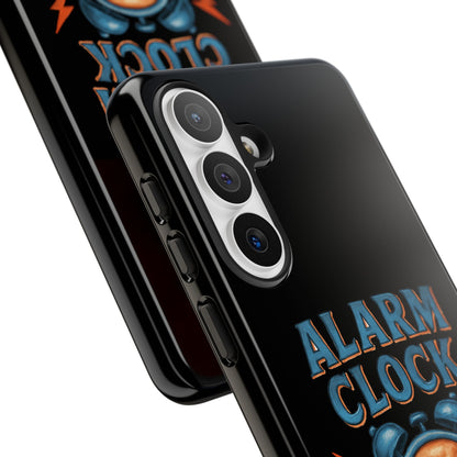 Phone Case — "Alarm Clock" Retro Screaming Clock Protective Cover