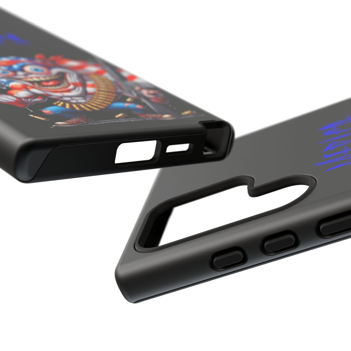 Phone Case — Patriotic 'Merica Clown with Flag, Beer & Rifle