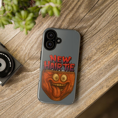 Phone Case — 'New Hairte' Funny Grinning Tongue-Out Monster Design