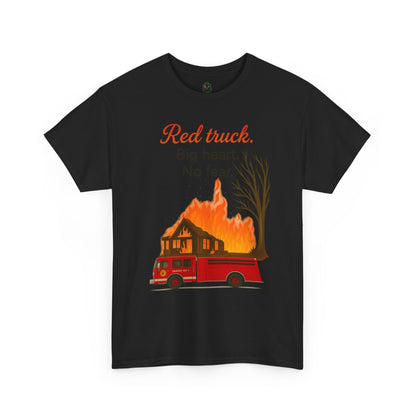 Red Truck. Big Heart. No Fear. – Firefighter Tribute Tee