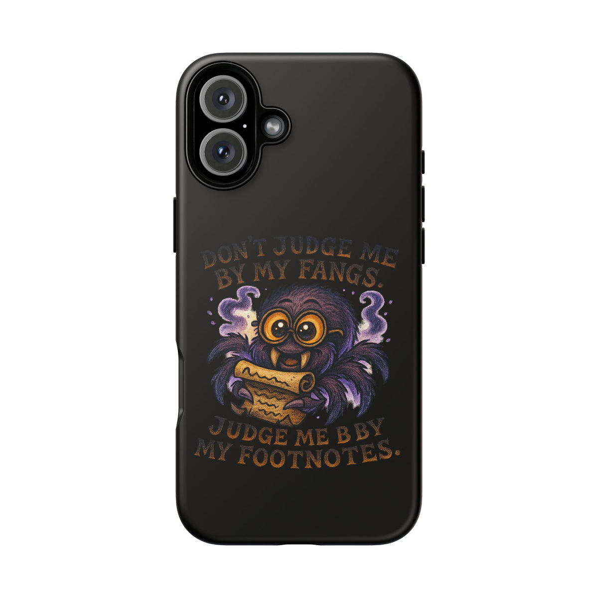 Phone Case — Fiery One-Eyed Demon with "I See Your Soul... And It's Disappointing"