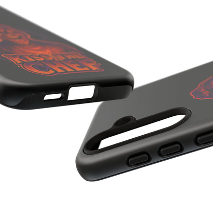 Phone Case — "Kiss the Chef" Neon Horror Chef Design