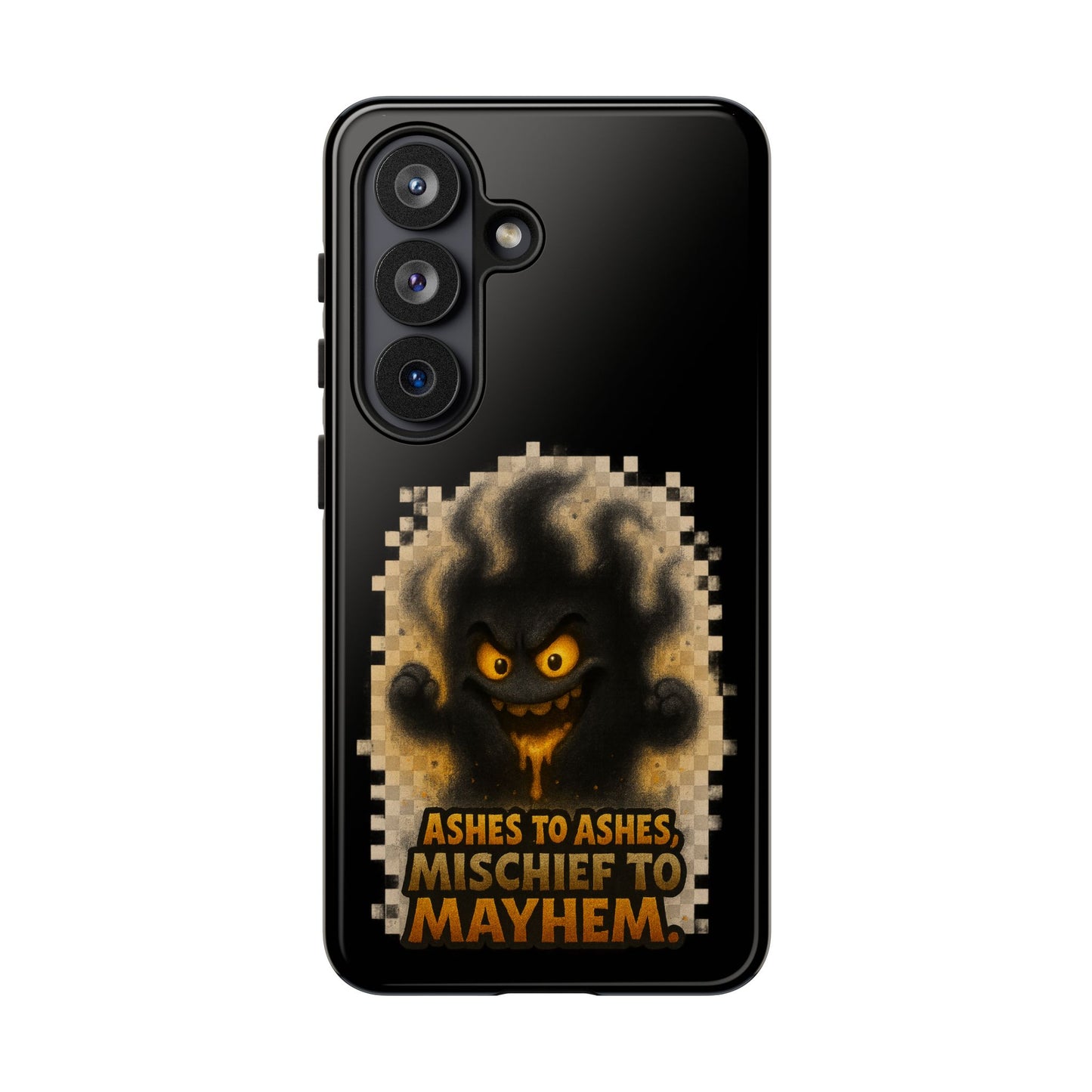 Phone Case — 'Ashes to Ashes, Mischief to Mayhem' Spooky Ghost Protective Case