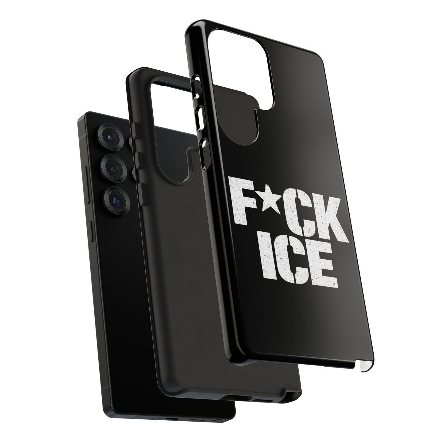 Phone Case — “F*CK ICE” Bold Protest Protective Cover