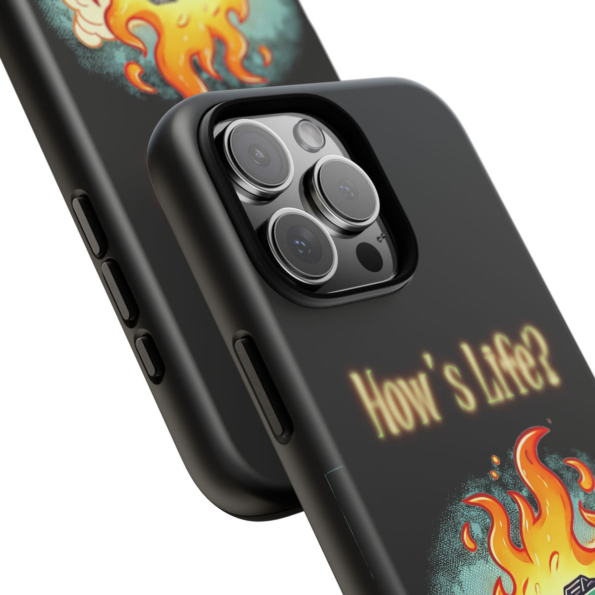 How's Life? Flaming Dumpster Phone Case