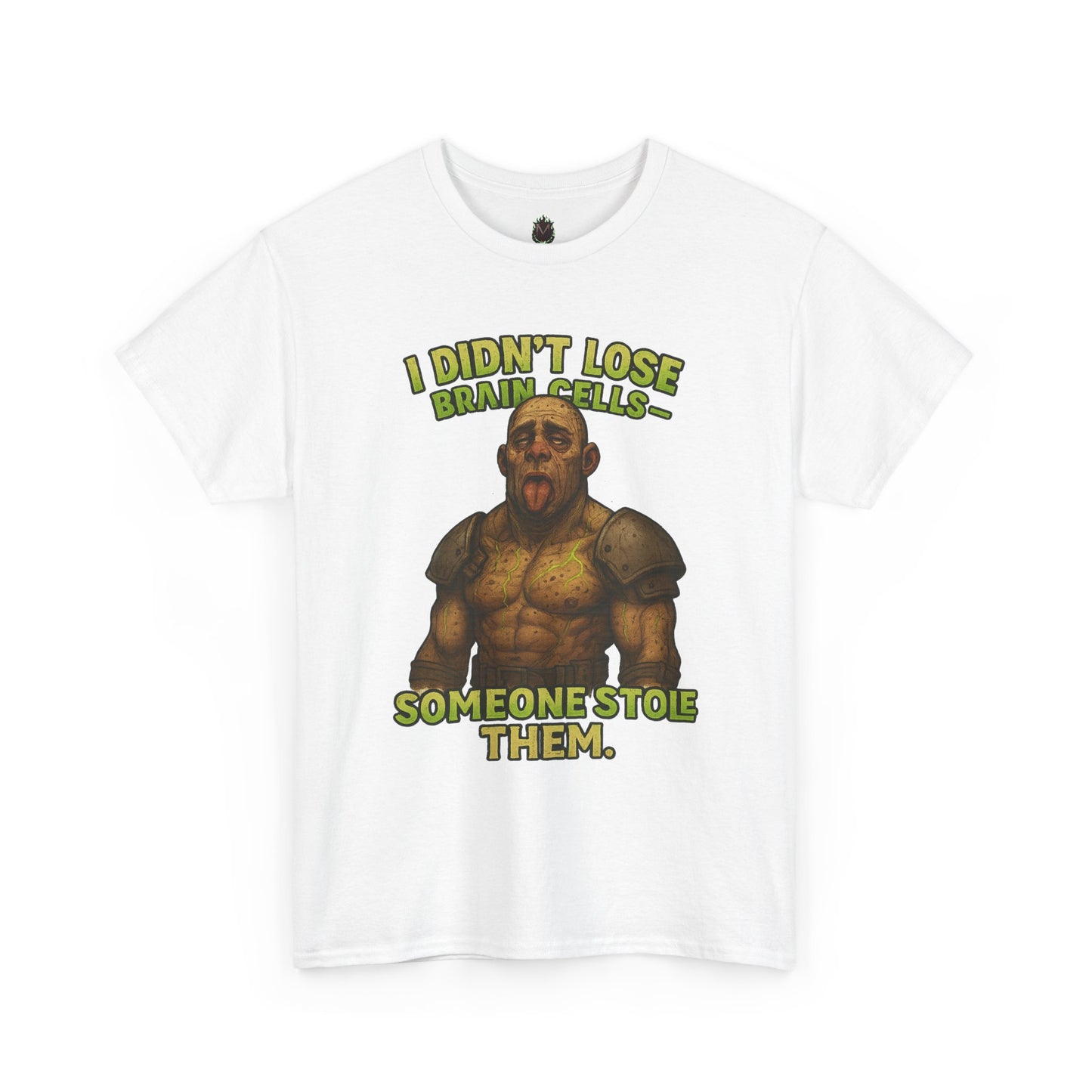 Funny Fantasy Mugling T-Shirt — “I Didn’t Lose Bracers, Someone Stole Them” Graphic Tee
