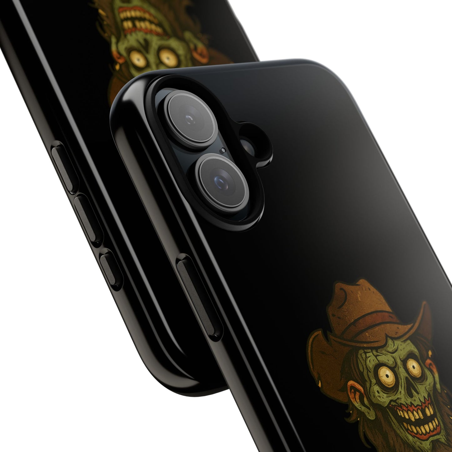 Zombie Cowboy Phone Case — "Ain't No Grave Gonna Hold This Yeehaw" Protective iPhone Cover