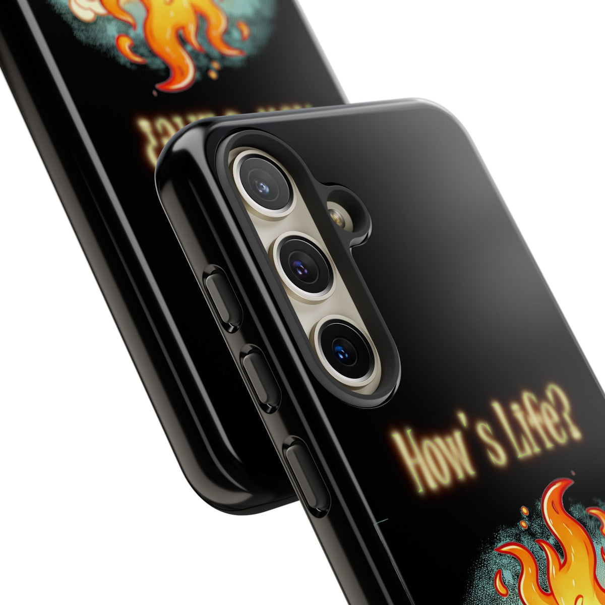 How's Life? Flaming Dumpster Phone Case