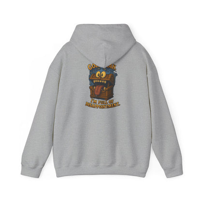 Hoodie — Vintage Cartoon Monster 'Good Night' Graphic Pullover