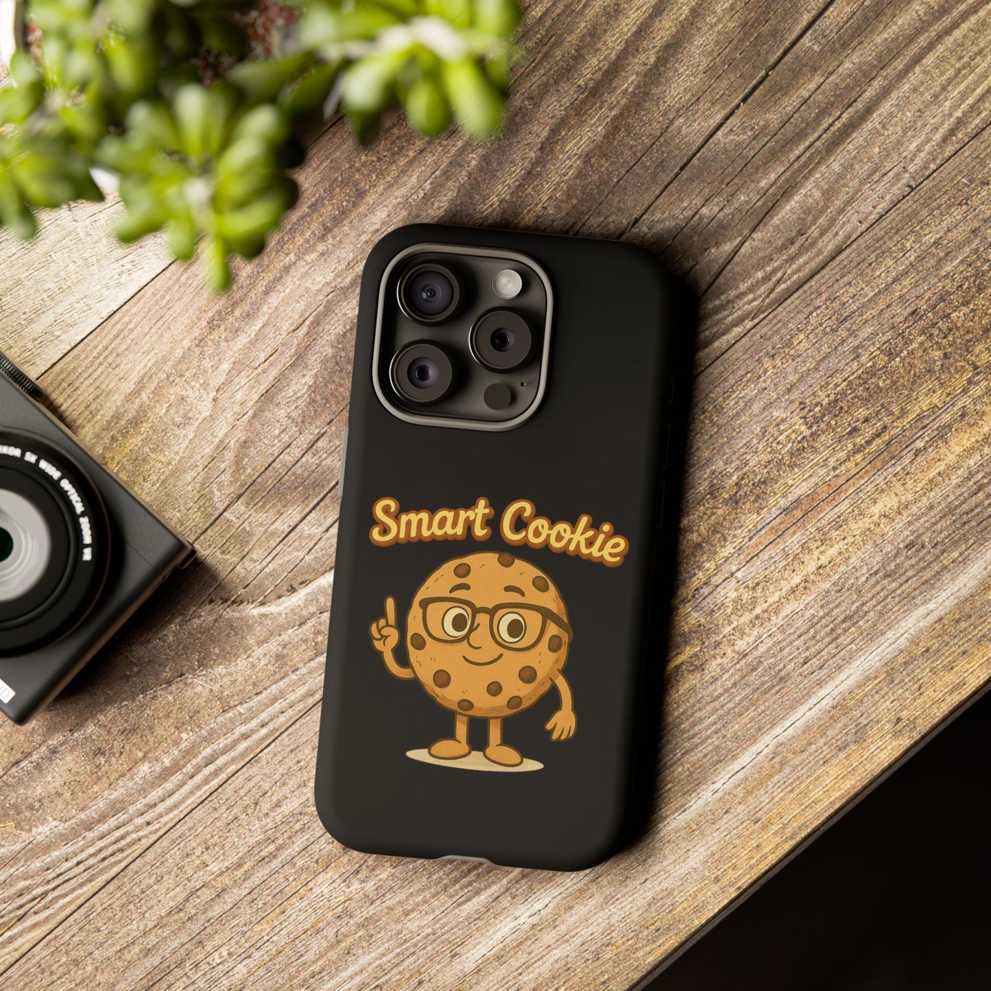 Phone Case — "Smart Cookie" Cute Cartoon Cookie Protective Cover