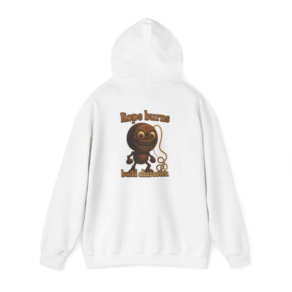 Hoodie — Retro Cartoon Rope Toy 'Bold Character' Graphic Pullover