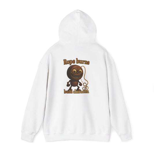 Hoodie — Retro Cartoon Rope Toy 'Bold Character' Graphic Pullover