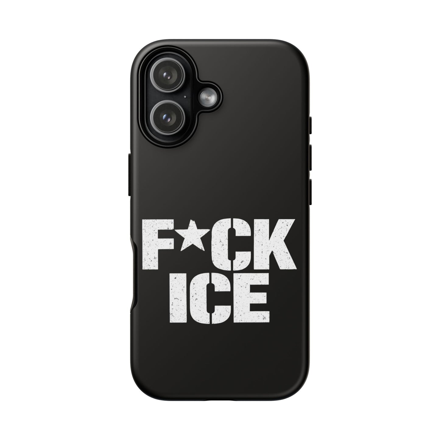 Phone Case — “F*CK ICE” Bold Protest Protective Cover