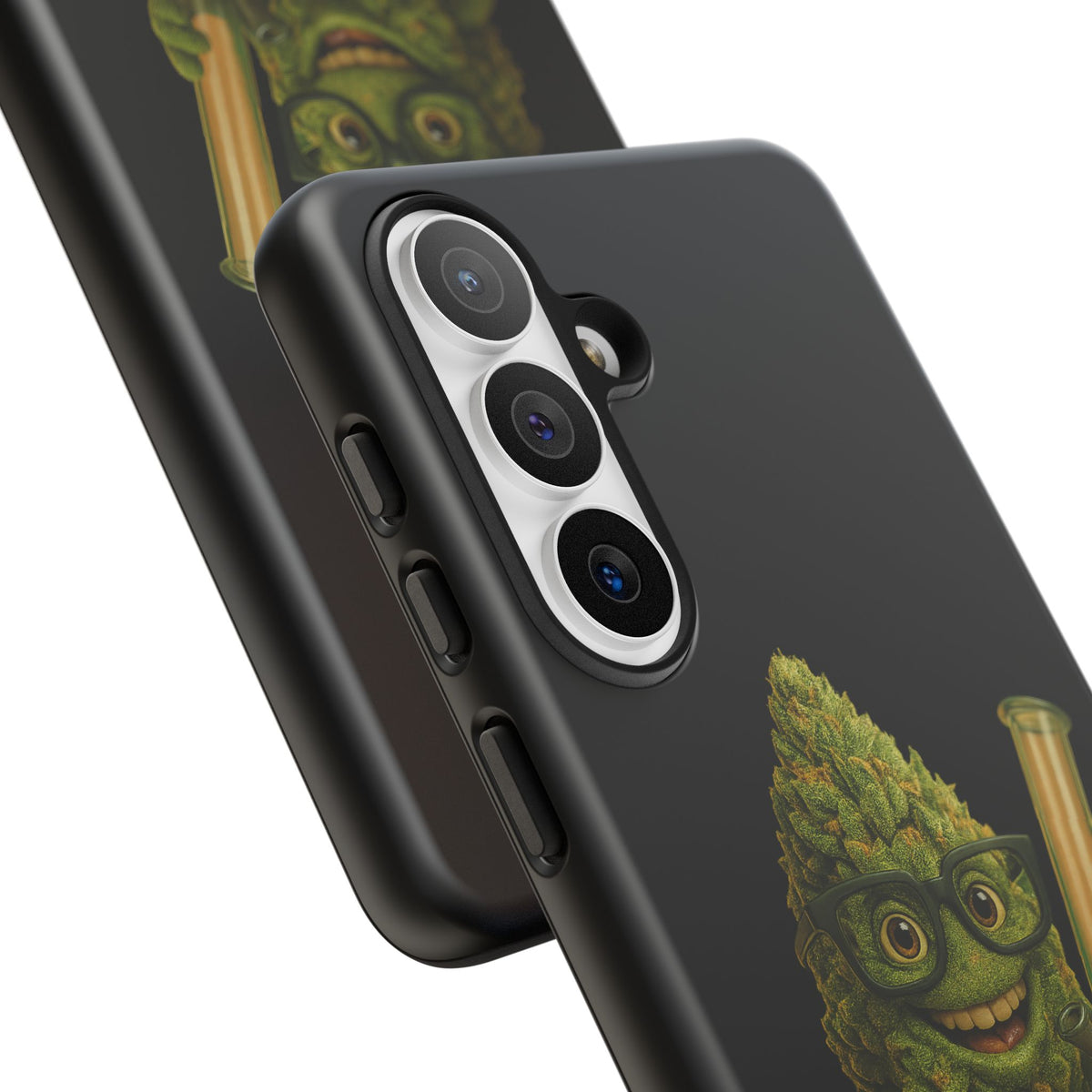 Phone Case — "Educated. Medicated. Elevated." Cute Bud Scientist Design