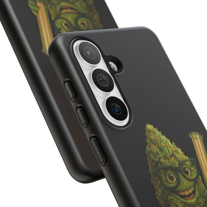Phone Case — "Educated. Medicated. Elevated." Cute Bud Scientist Design