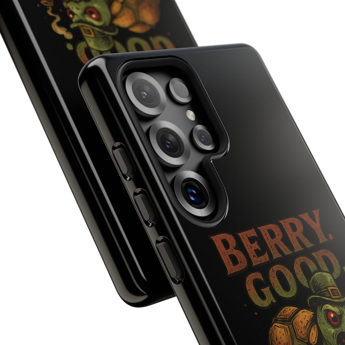 Phone Case — 'Berry Good' Zombie Turtle Graphic Tough Protective Case