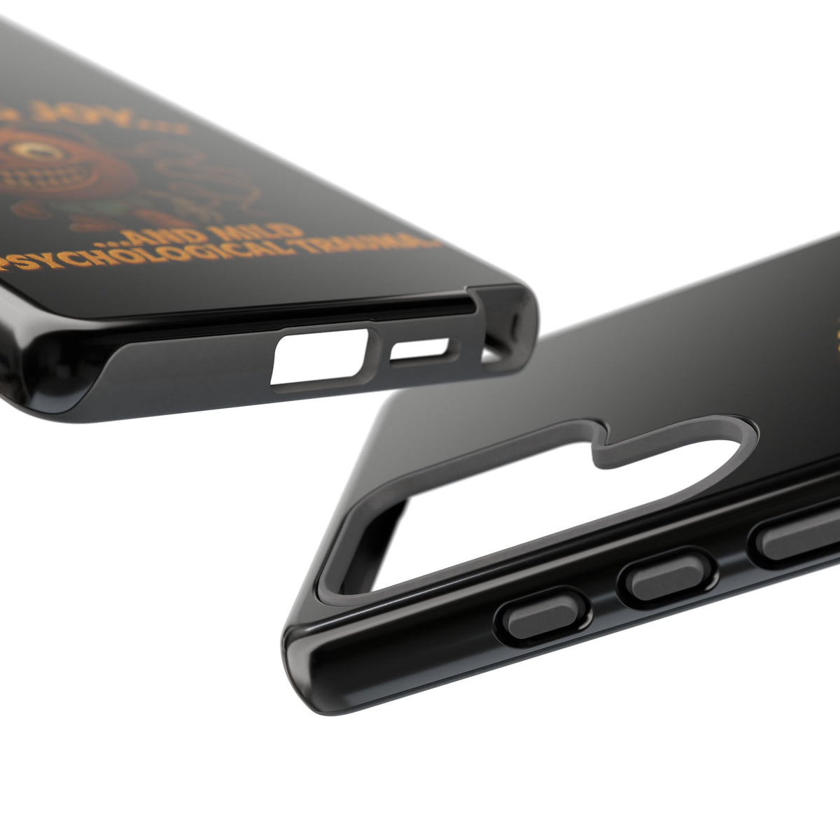 Phone Case — "I Bring Joy... and Mild Psychological Trauma" Funny Creepy Design
